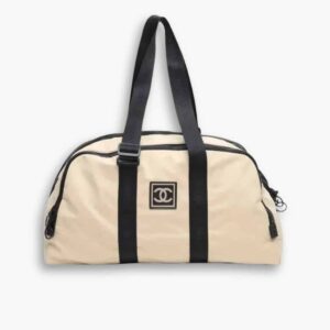 Chanel Sport Duffle Bag White 51Cm